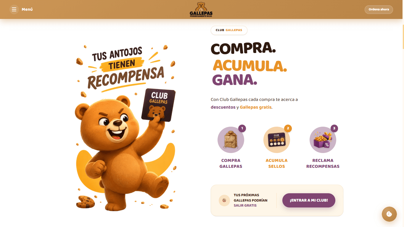 Sección de Bienvenida al Club Gallepas