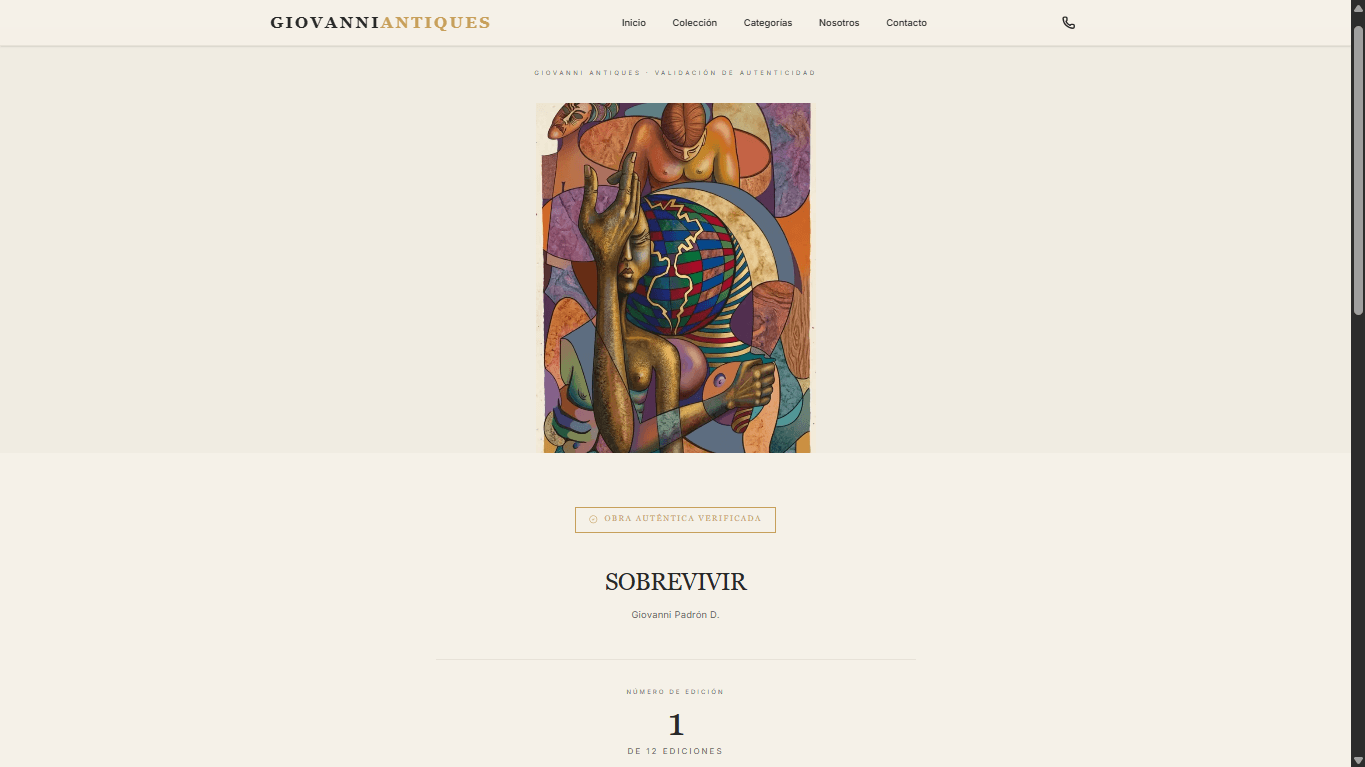 Apartado Exclusivo y Privado para Compradores de Arte